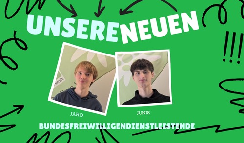 Neue Freiwilligdienstleistende in der Sektion